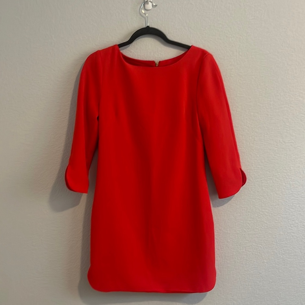 Beautiful red/peach Vince Camuto work dress